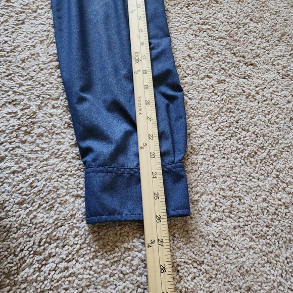 Prana Shirt Mens XL Long Sleeve Kip Hiking Fishing Roll Tab Button UPF 50+ Blue - Picture 11 of 13